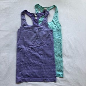 Under Armour Seamless Sky Blue Tank